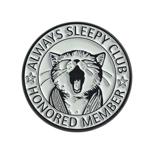 Always Sleepy Club Honored Member Enamel Pin